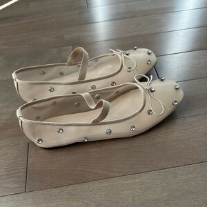 Mesh Flats with cristal embellishments